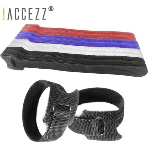 !ACCEZZ 50pc USB Cable Winder Organizer Phone Cord Home Harness Finishing Fixed Computer Power Wire Ties Aux Cables Management