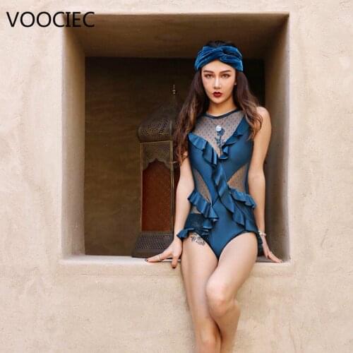 VOOCIEC 2020 New Summer Woman BIkini Sexy Bikini Swimsuit Young Style Bohemian Bathing Suit Women Goddess Bikinis