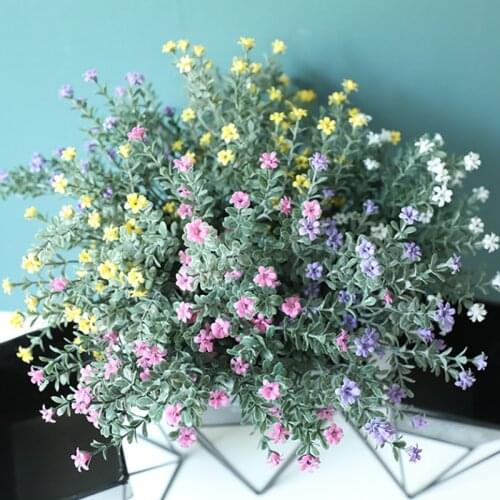 1PC Gypsophila Decoration Artificial Flowers Home Decore Flower Bouquet Green Plant Crafts Wedding Party Decoration Flowers