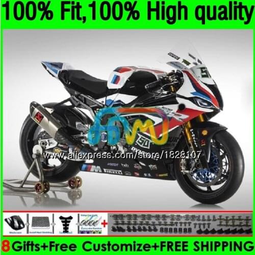 100%Fit Injection For NEW S1000 RR S1000RR 19 20 White red 21 153BS.11 S1000-RR S 1000 RR S 1000RR 2019 2020 2021 OEM Fairing