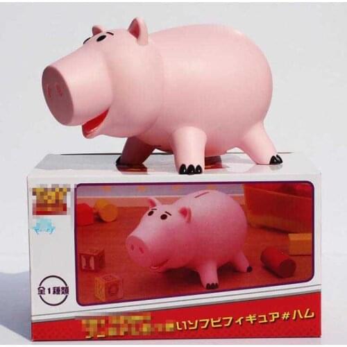 20cm Toy Story 4 Hamm Piggy Bank Pink Pig Coin Box PVC Figure Toy Doll xmas Birthday Gift for Kids