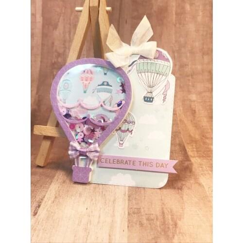 2021 Hot Air Balloon Cutting Dies Set for DIY scrapbooking/photo album Decorative Die Cut New