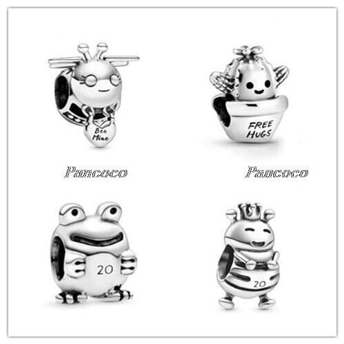 925 Sterling Silver Charm 2020 Limited Edition Frog Charm Bead Fit Women Pandora Bracelet & Necklace Jewelry