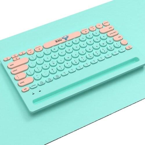 AJAZZ 320i Bluetooth 3.0/5.0 Wireless Keyboard with Wireless Mini Keyboard for PC Laptop Notebook Mobile Phone