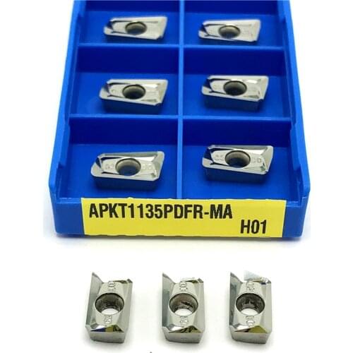 APKT1135 PDFR MA H01 Milling turning tool Aluminum Cutting tool Indexable insert CNC lathe tools APKT 1135 Aluminum insert