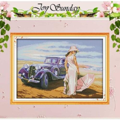 Free Ship Car Model Patterns Counted Cross Stitch 11CT 14CT Cross Stitch Sets Chinese Cross-stitch Kits Embroidery Needlework