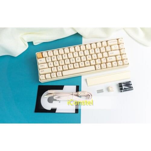 New Lofree touch 69/101 Wireless bluetooth keyboard Three modes red axis mechanical Office game keyboard mouse