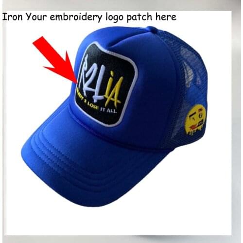 10pcs Customized Your LOGO Patch Adult Baseball hat Boy Sun Caps Trucker Cap Child Hip Hops Snapbacks Kids Embroidery Name label