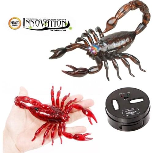 Infrared RC Scorpion Model Toy Animal Present Gift for Kids,High Simulation Animal Scorpion Infrared Remote Control Kids Toys