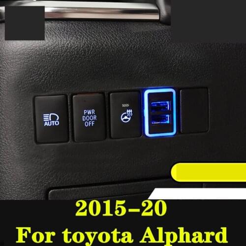 For toyota Alphard 2015-2020 Car USB interface module USB socket upgrade modified Interior decoration auto accessories