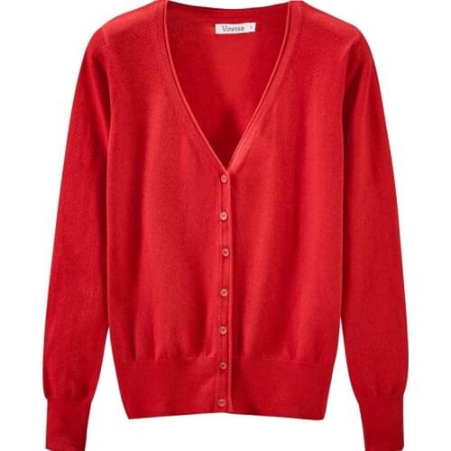 Cardigan sweater women coat 2020 spring autumn new solid color short Matching fashion single-breasted V-neck sweaters D71