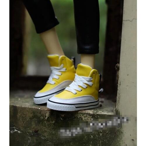Cool BJD Shoes Sneaker Thick Sole High Top for 1/6 1/4 1/3 Uncle Doll ShoesSM8