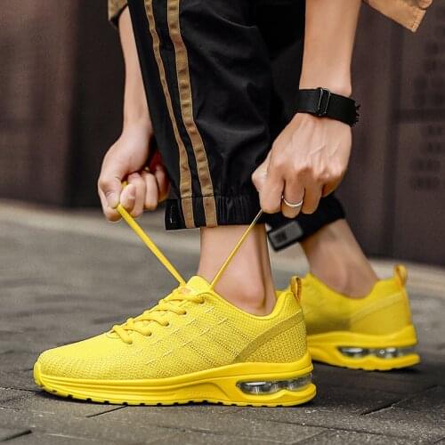 Running Shoes Breathable Lace-up Sneakers 2020 Spring New Men Women Outdoor Couple Cushion Sports Shoes Brand Fitness Shoes x866