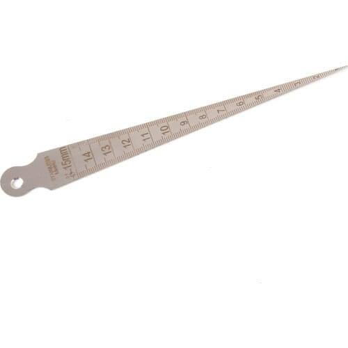 Aperture Ruler Gap Hole Taper Gauge Welding Inspection Taper Gauge Metric Imperial Ruler Wedge Feeler Measure Tool New