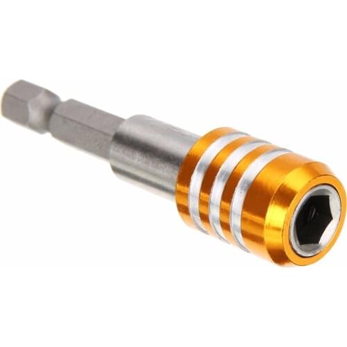 1Pc Stainless Steel 60mm Magnetic Screwdriver Bit Holder 1/4 inch 6.35mm Hex Shank Drill Quick Release Tool