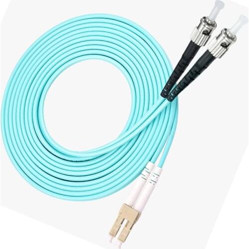 ST/UPC-LC/UPC Multi-Mode OM3 iber Patch Cable,Duplex Jumper, 2 Core Patch Cord Multimode 3M 5M 10M 25M Multimode duplex patch co