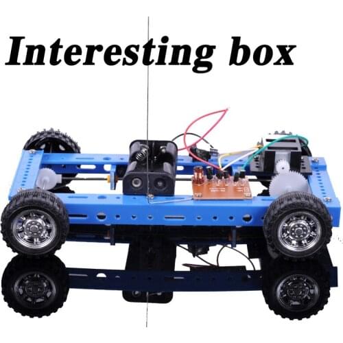 Crab Kingdom model assembled diy toy technology production puzzle interest four-wheel drive ordinary version car 003