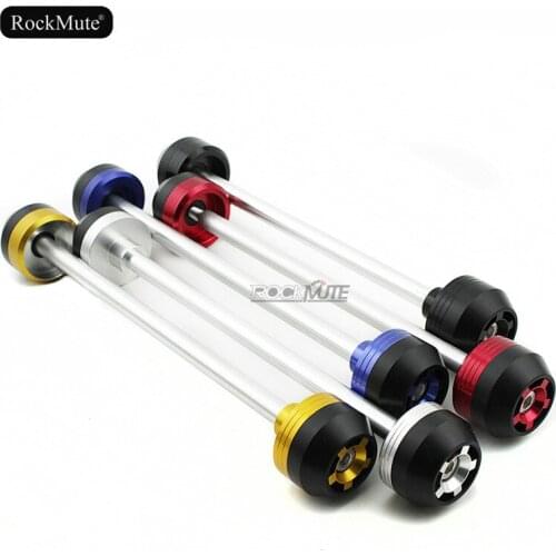 Motorcycle Front Axle Fork Wheel Protector Crash Slider For BMW F800R 2015 2016 2017 Gold Silver Red Blue Black
