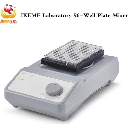 MX-M 96-Well Plate Mixer Adjustable Speed 0-1500 Rpm Cell Culture Plate Microplate Stirrer Lab Equipment Shaker Mixing Agitator
