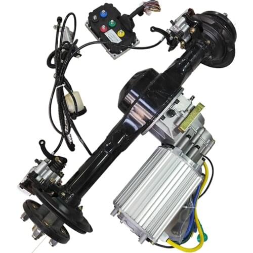 Customized permanent magnet synchronous motor rear axle disc brake drum brake high-power electric four-wheel vehicle controller