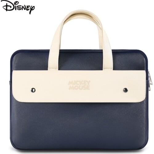 New DISNEY Original Mickey Minnie Laptop Bag Case for Macbook Air Pro 13 14 15.6 Laptop Briefcase Sleeve Waterproof Bag For Dell