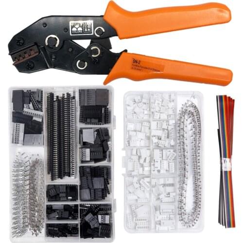 Crimping Tool , Crimping Pliers , Card Sleeve Connector Set XH2.54 For JST ZH1.5 2.0PH 2.5XH EH SM Boxed