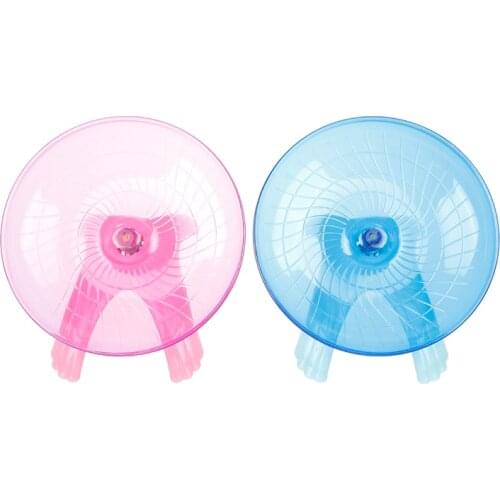 1Pcs Plastic Pet Exercise Wheel Hamster Running Disc Stable Silent Sport Jogging Wheel 18*18*11cm