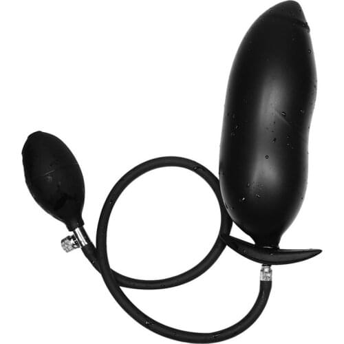 Silicone Inflated Anal Dildo Adult Sex Toys For Women/Man Dilator Prostate Massage Anal Plug No Vibrator Anal Toys Big Butt Plug