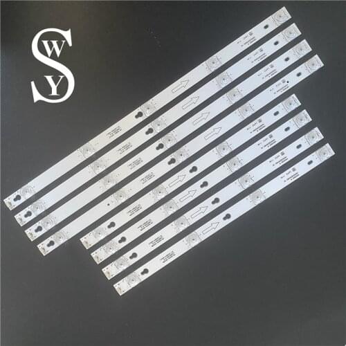 8 pieces led lighting strip for 49S405 49S403 2D02900 2D02899 LVF490CSOT 49D2900 AB 49HR330M04B0 49HR330M05A0 V6 D49A620U