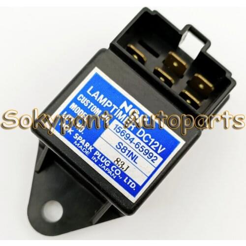 Glow Plug Lamp Timer 12V 15694-65992 15694-65990 S81NL for Kubota V2203 Engine