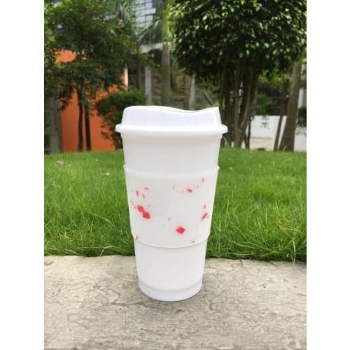 2019 new item insulated heat resistant non-slip colorful silicone sleeve for mug cup sleeve silicone band accessories