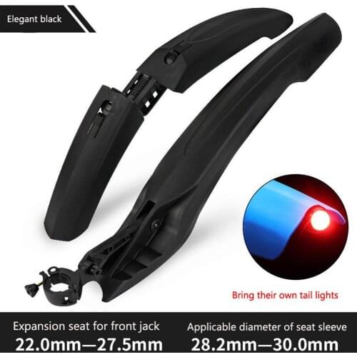 Bicycle Fenders MTB Mountain Adjustable Bike Mudguard Cycling Wings Lengthen Durable Wheel Fenders Bike Cycling Accessories