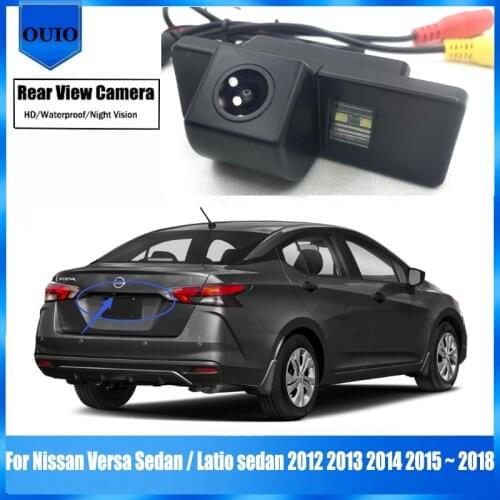 HD Rear camera For Nissan Versa Sedan / Latio sedan 2012 2013 2014 2015 ~ 2018 Night Vision Waterproof Parking Reversing Camera