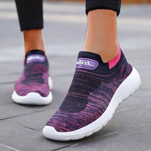 Womens Super Light Running Shoes Women Air Cuhsion Mesh Breathable Sneakers Jogging Sport Shoes Athletic Sock Sneakers
