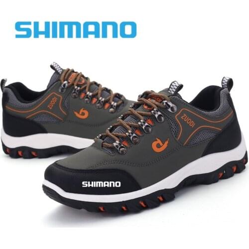 2021 Mens Outdoor Hiking Shoes Waterproof Breathable Hunting Trekking Shoes Sport Climbing Sneakers Daiwa Fishing Shoes