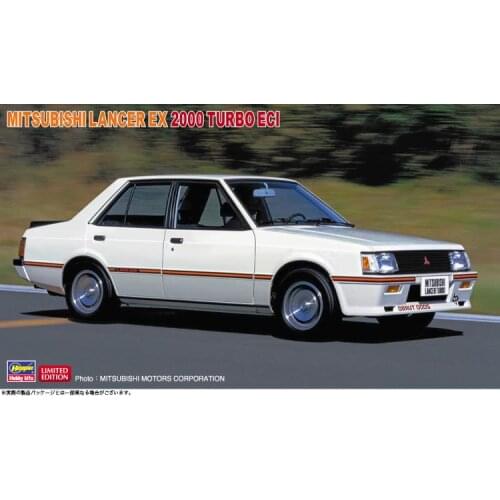 1/24 Hasegawa Plastic Assembly Car Model Mitsubishi Lancer EX 2000 Turbo ECI Toy Static Model DIY Assembly Kit #20490