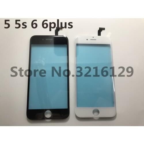 10pcs/lot Touch Screen Panel with frame For iPhone 6 6plus 5 5s 5c Touch Screen Digitizer Glass Lens Sensor Replacement Parts