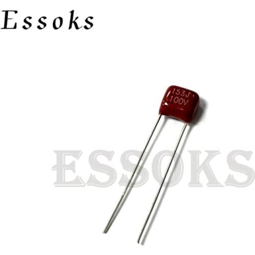 20PCS 100V153J 0.015UF Pitch 5mm 15NF 100V 153 153J CBB Polypropylene film capacitor