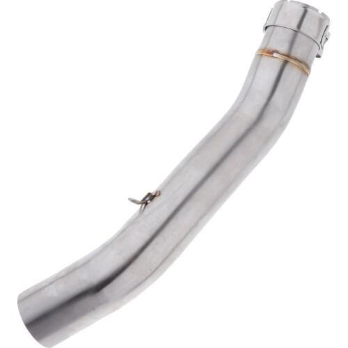 51mm stainless Steel Slip-on Exhaust Muffler Middle Pipe For Benelli TNT300