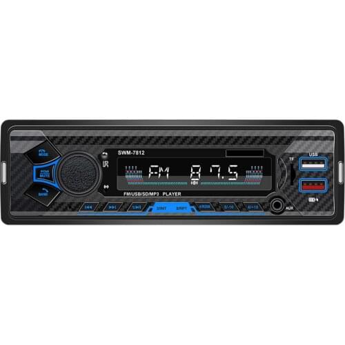 1 Din 12V Car Radio Stereo Player Bluetooth Multimedia Car MP3 Player Auto Radio FM/AUX/USB/SWC/TF Multimedia Player