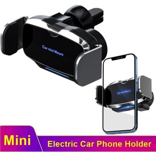 Tongdaytech P7 Electric Car Phone Holder Mini Stand For Iphone 12 11 Pro Max Samsung Xiaomi In Car Soporte Para Telefono Movil