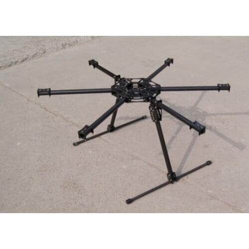 Free Shipping 3K Full Carbon Fiber Frame Kit for 800mm 6-Axle Rotor/Copter/Hexacopter / Multicopter