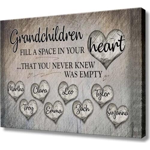 Wood Background Love Heart Wall Art Room Posters Words Pictures Canvas Vintage Lovers Bedroom Decoration Poster Home Decoration