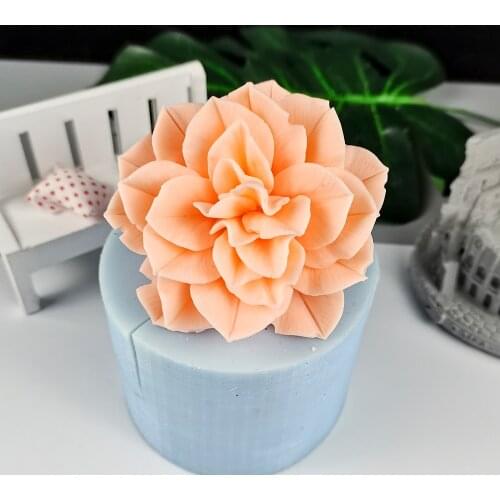 HC0290 PRZY Flower Mold Decoration Plant Soap Molds Flowers Molds Silicone Candle Moulds Bouquet Making Mould