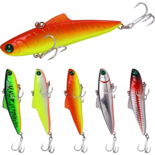 1 Pcs Outdoor Fishing Accessories VIB High Sharpening Hook Sinking Swing Type Bait Diving Depth 1-3M Artificial Hard Bait