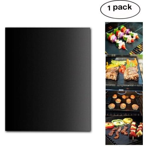 BBQ Grill Mat Non-stick Pad Reusable Barbecue Cooking Grilling Baking Sheet Heat Resistance Outdoor BBQ Grill Accessories