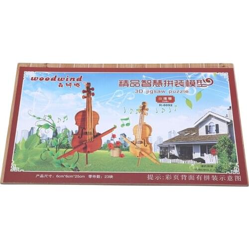 Hot Sale DIY House 3d Jigsaw Puzzle Toys Wooden Adult childrens Intelligence Toys Levert Dropship Toys For Children