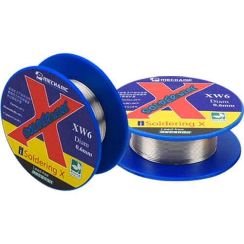 Mechanic low temperature soldering wire 138 ℃ 40G lead-free 0.5 0.6MM for iPhone X XS XR XS Max repair solder Welding Tin wire