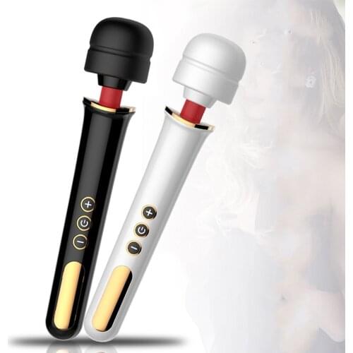 Powerful AV Stick Vibrator USB Rechargable Clitoral Vibrator for Women Magic Wand Body Massager Vaginal Adult Sex toys Sex shop