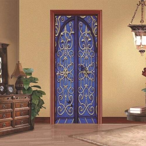 Wallpapers Youman 3D Photo Retro Creative Self Adhesive Waterproof Sticker Living Room Bedroom Bathroom Door Wallpaper 3D